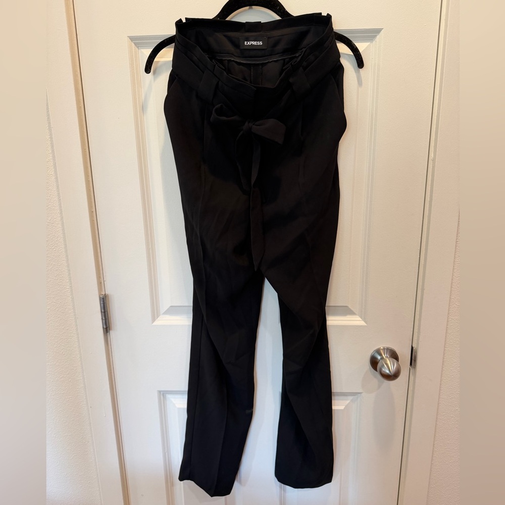 Express Black Ankle High Rise 2L